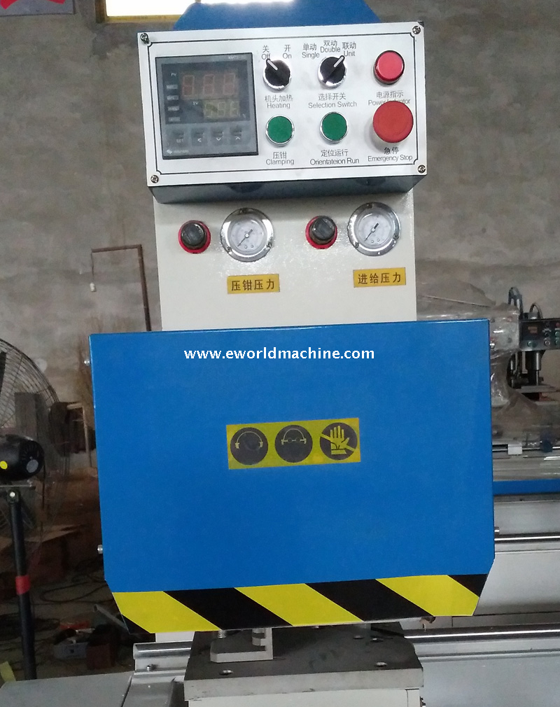 Four Head UPVC PVC Window Door Manufacture Seamless Welding Machine