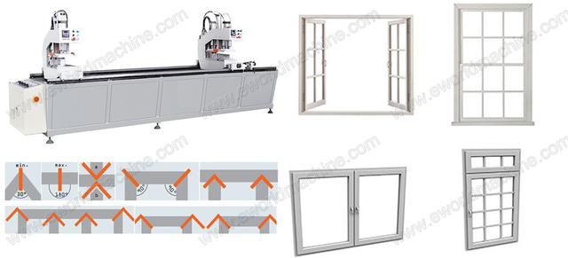 Upvc oven muoviprofiili PVC-ikkunan hitsauskone