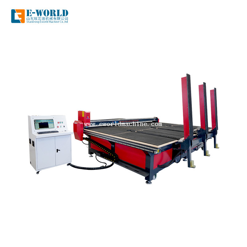 מכונת חיתוך מראות זכוכית עם אישור CE של Eworld CNC