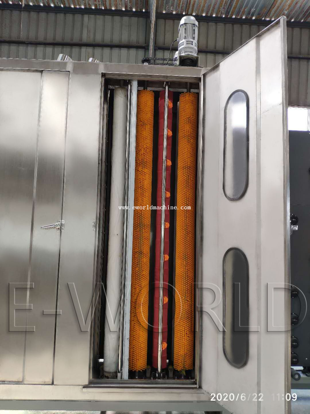 Open Top LOW-E Vertical Glass Washing Cleaning And Drying Machine