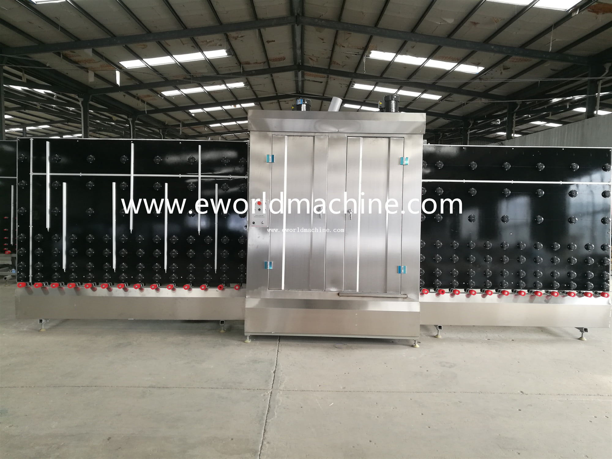 Full Automatic LOW E Vertical Glass Washing Cleaning And Drying Machine