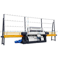 9 Spindles Flat Glass Straight Line Edging Polishing Machine